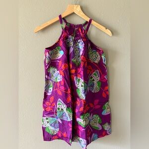 GapKids Purple Cotton Halter Dress